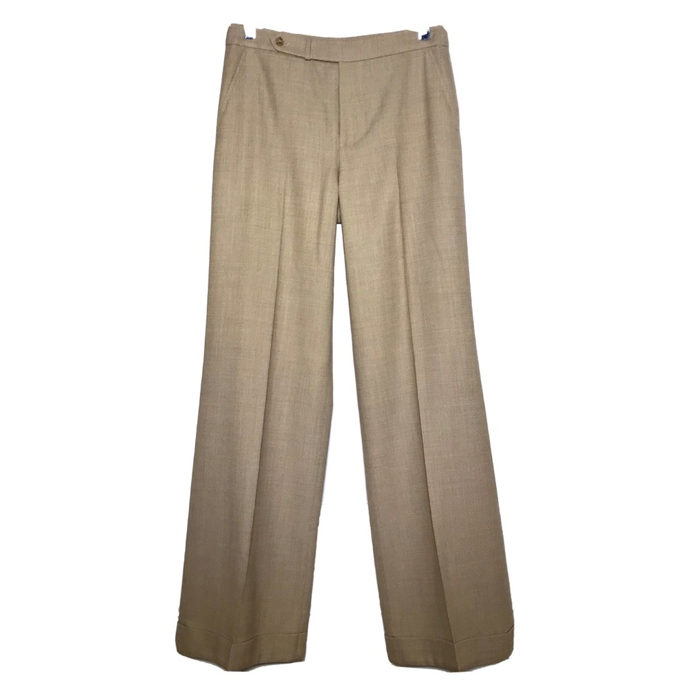 Ralph Lauren Black Label Wool Wide Leg Trouser